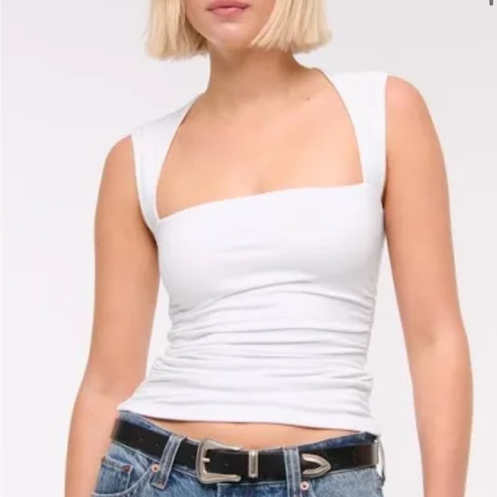 Abercrombie Ava top white
